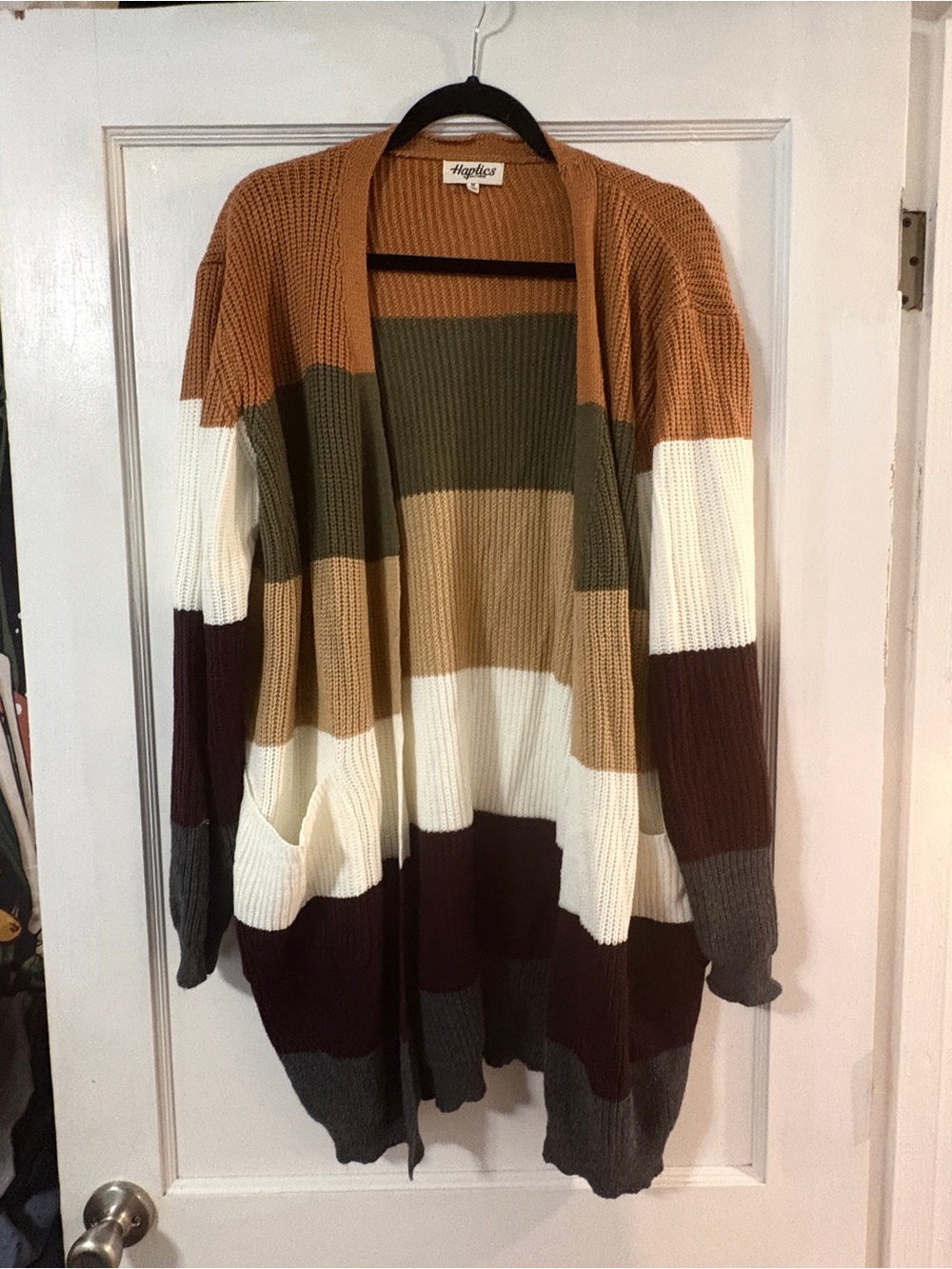 Haptics Color Block Oversized Cardigan Women’s Medium